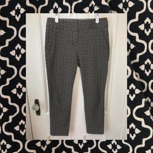 LOFT Ann Taylor Printed Cigarette Trouser